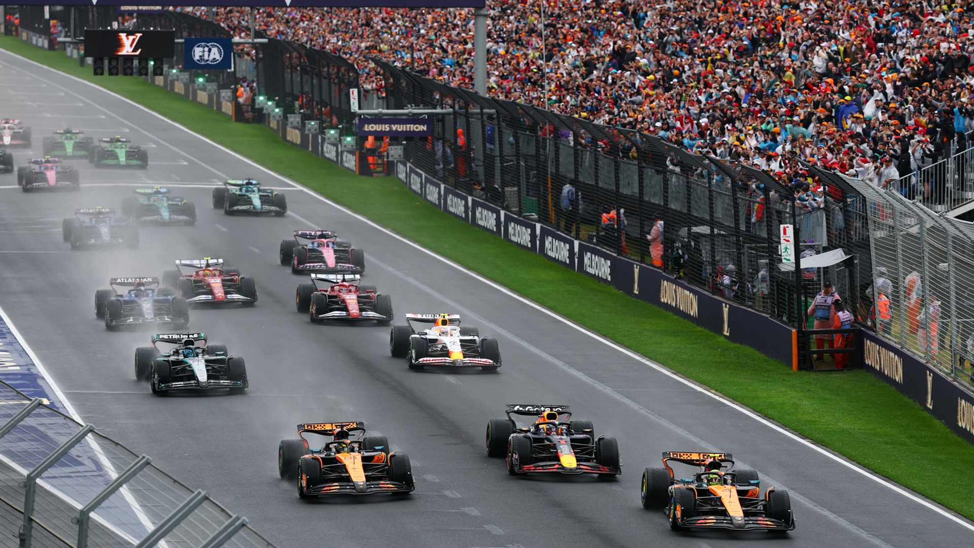 2025-03-16 Norris Australia Start F1 Formula 1