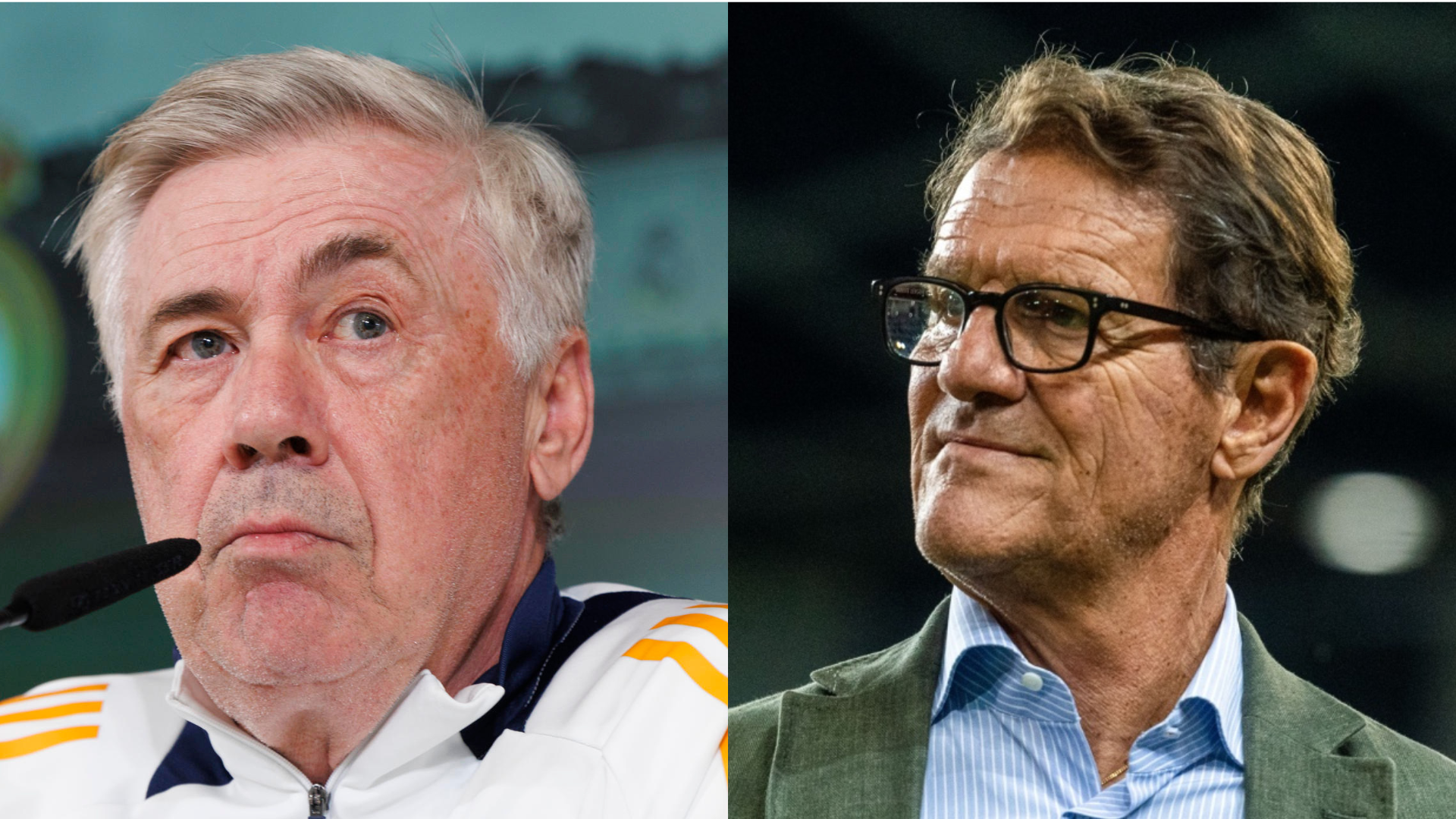 Fabio Capello Carlo Ancelotti