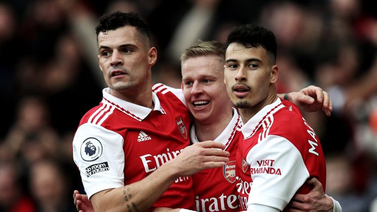 20230319_Granit Xhaka&Oleksandr Zinchenko&Gabriel Martinelli_Arsenal