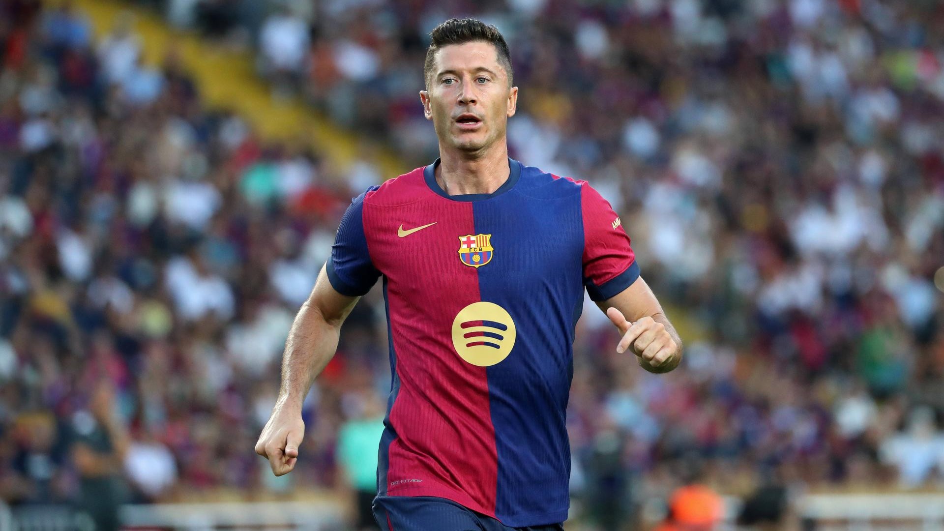 FC Barcelona Robert Lewandowski 12082024