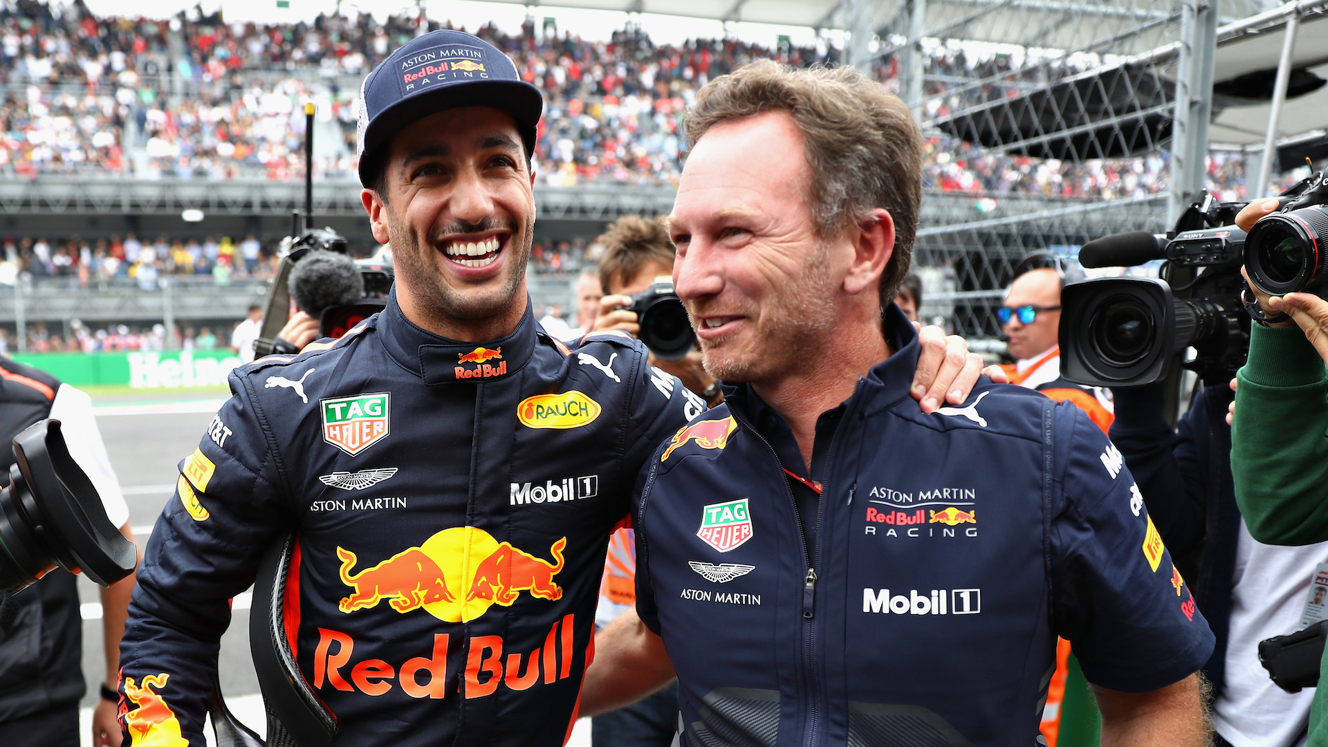 Daniel Ricciardo, Christian Horner, Red Bull, F1