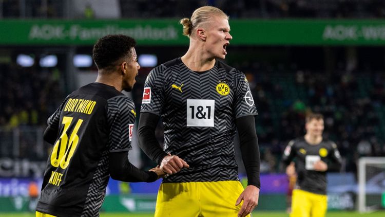 Borussia Dortmund Knauff Haaland Bundesliga 27112021