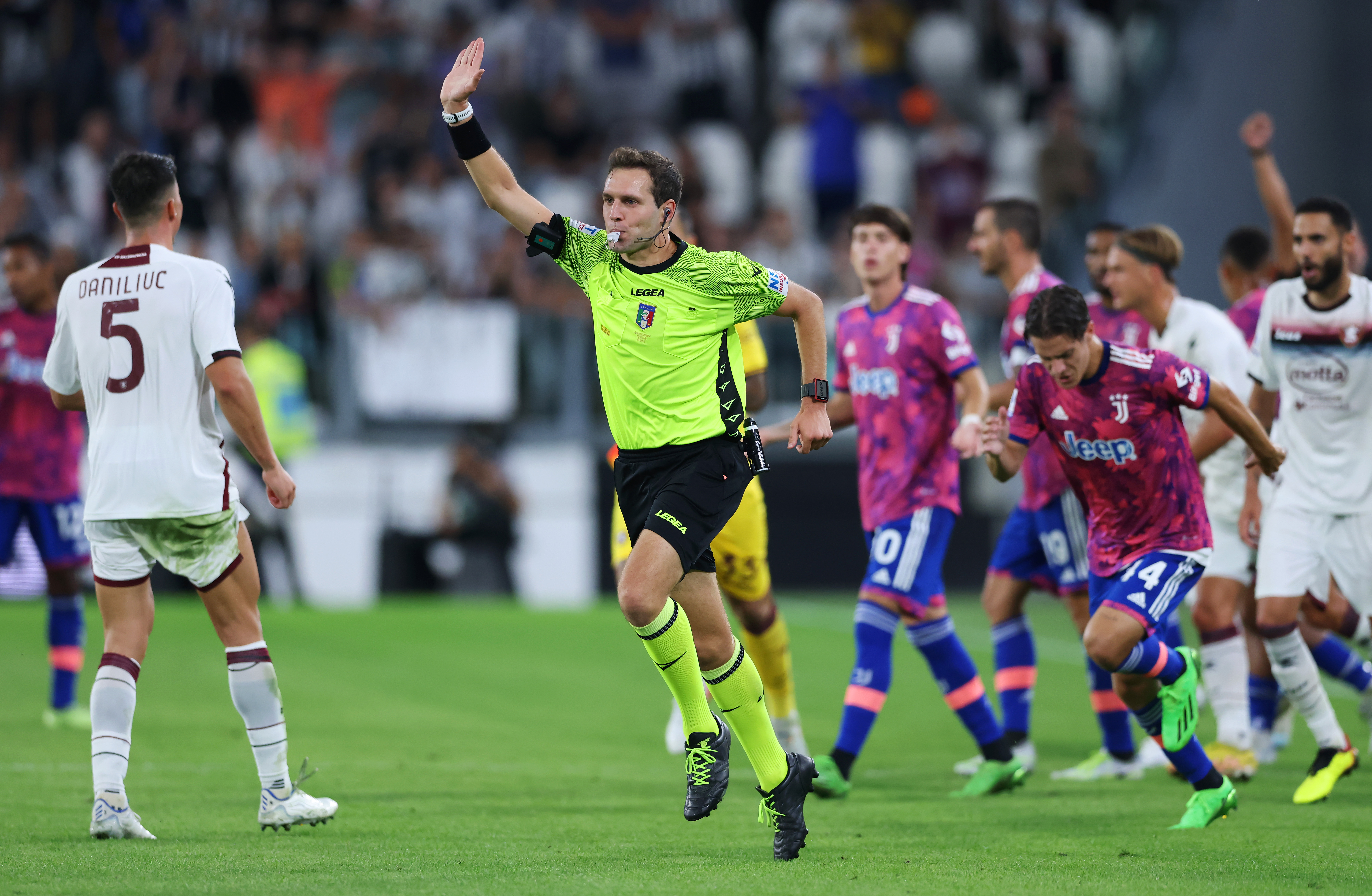 Juventus Salernitana arbitro Marcenaro