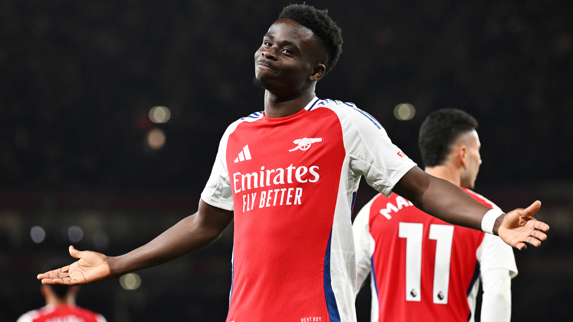 Bukayo Saka Arsenal Premier League 01042025
