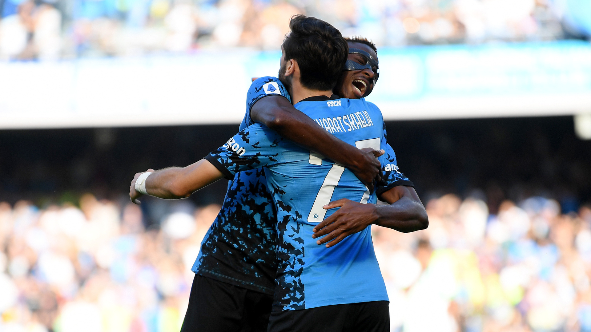 Osimhen Kvaratskhelia Napoli Maradona 2022/23