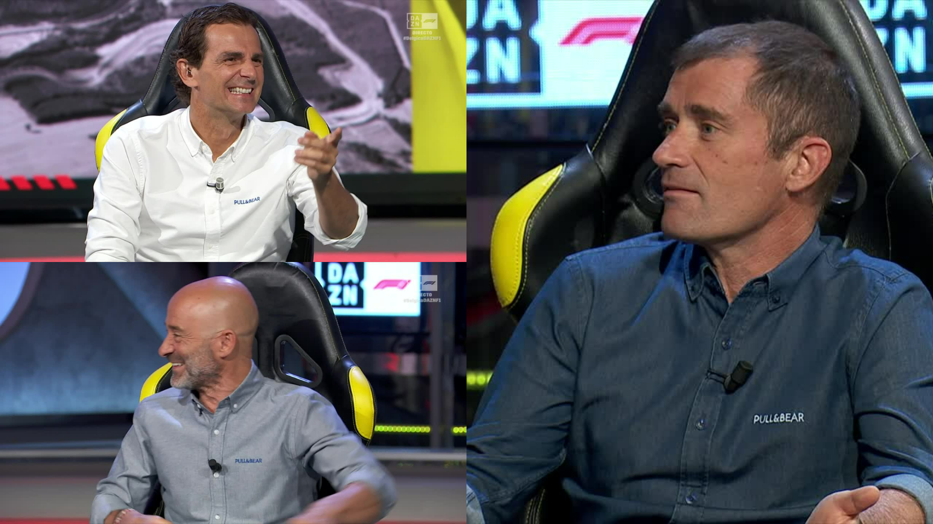 Antonio Lobato, Toni Cuquerella, Pedro de la Rosa, DAZN F1
