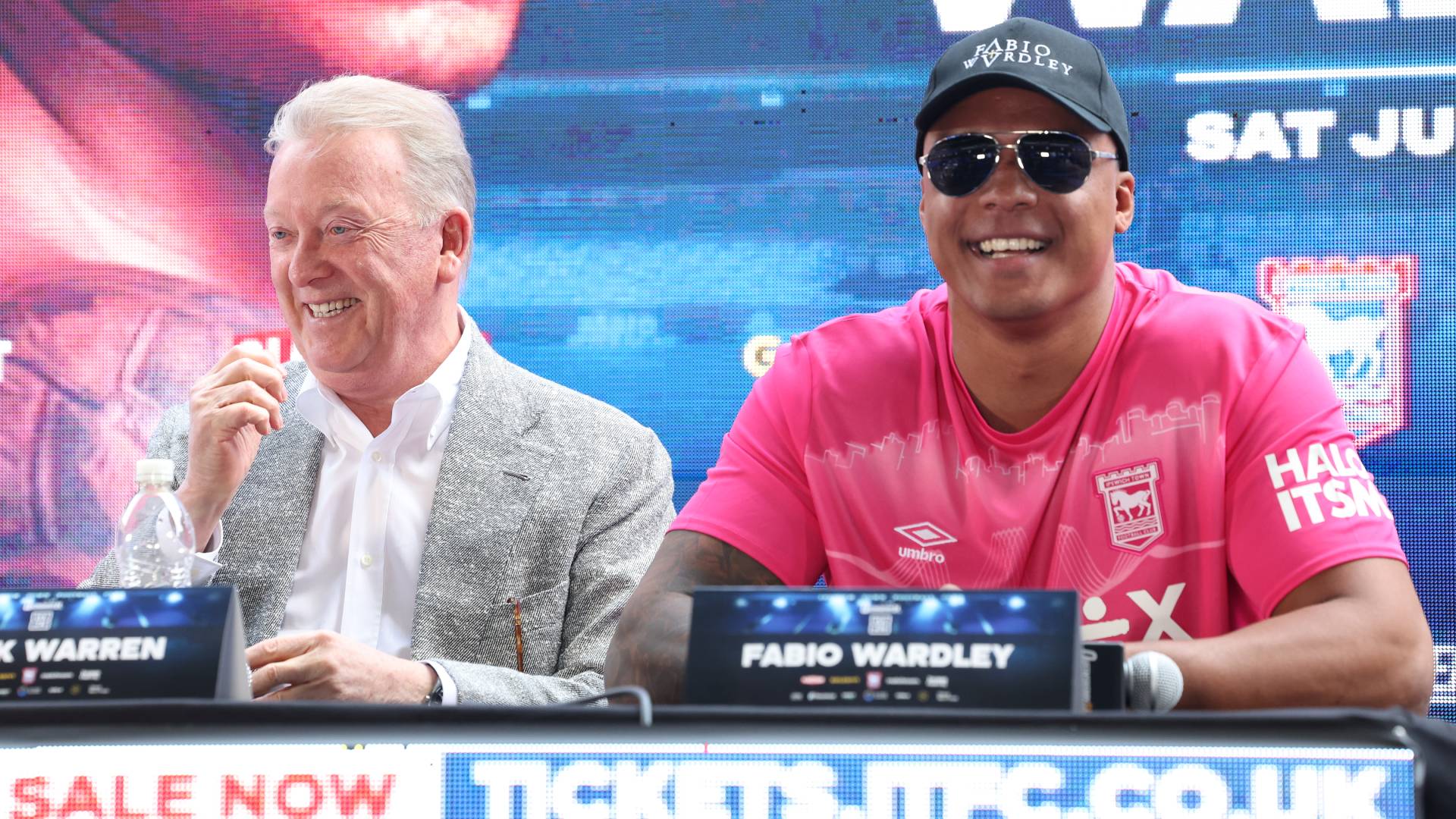 Fabio Wardley at Justis Huni launch press conference_14052025