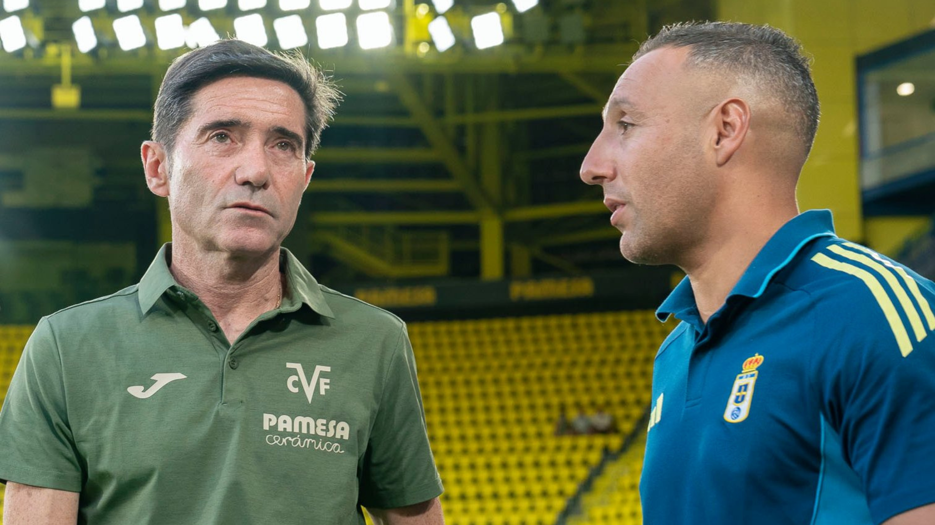 Marcelino García Toral, Santi Cazorla, Villarreal-Real Oviedo