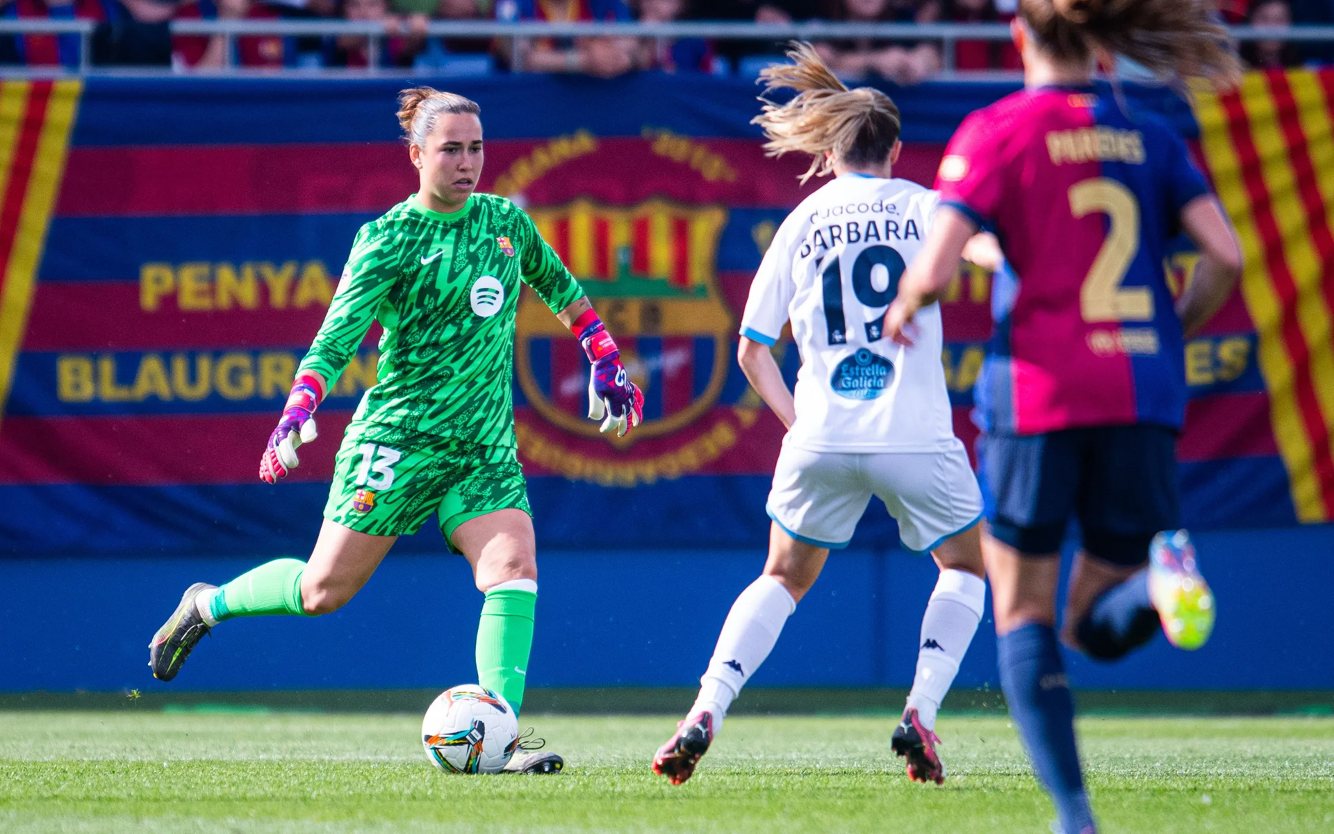 Cata Coll, Barça, Deportivo, LigaF