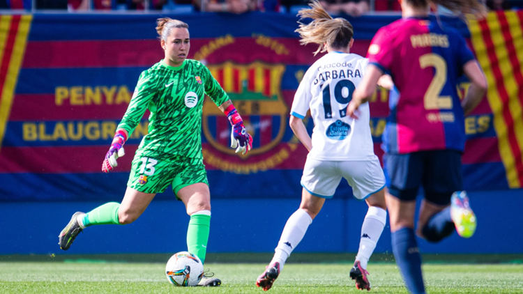 Cata Coll, Barça, Deportivo, LigaF