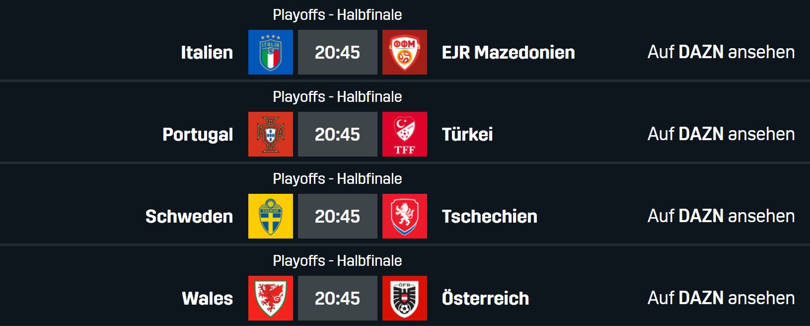 WM Playoffs Halbfinale WM-Quali