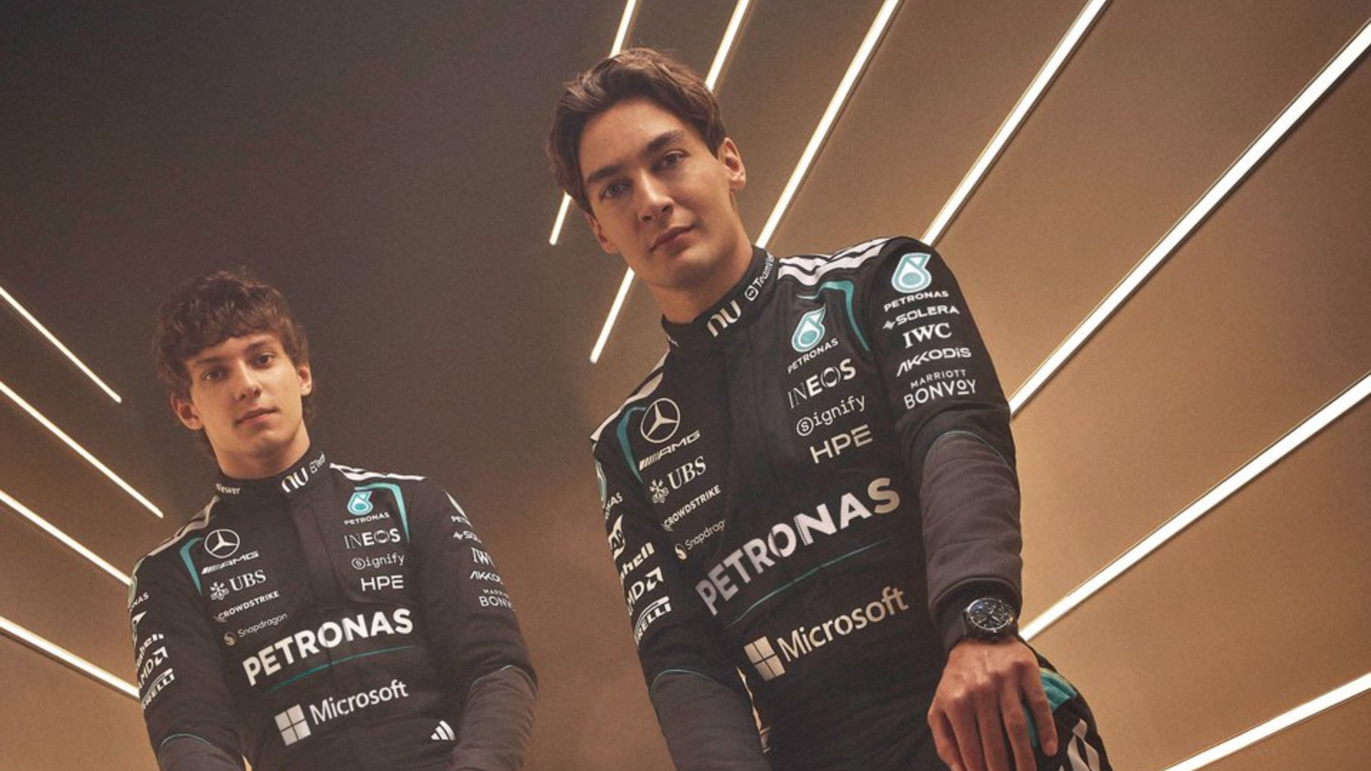 George Russell, Kimi Antonelli, Mercedes, F1