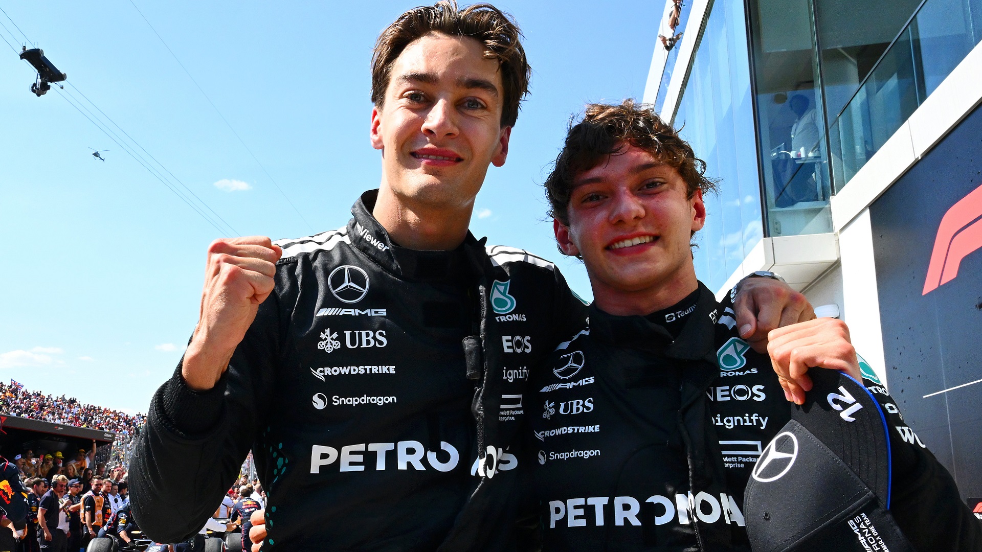 2025-06-15 Russell Antonelli Mercedes F1 Formula 1