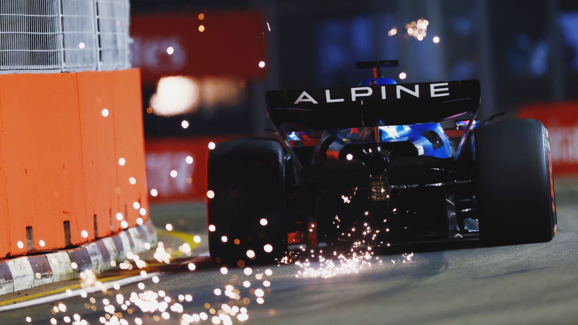 Fernando Alonso Alpine F1 Singapur
