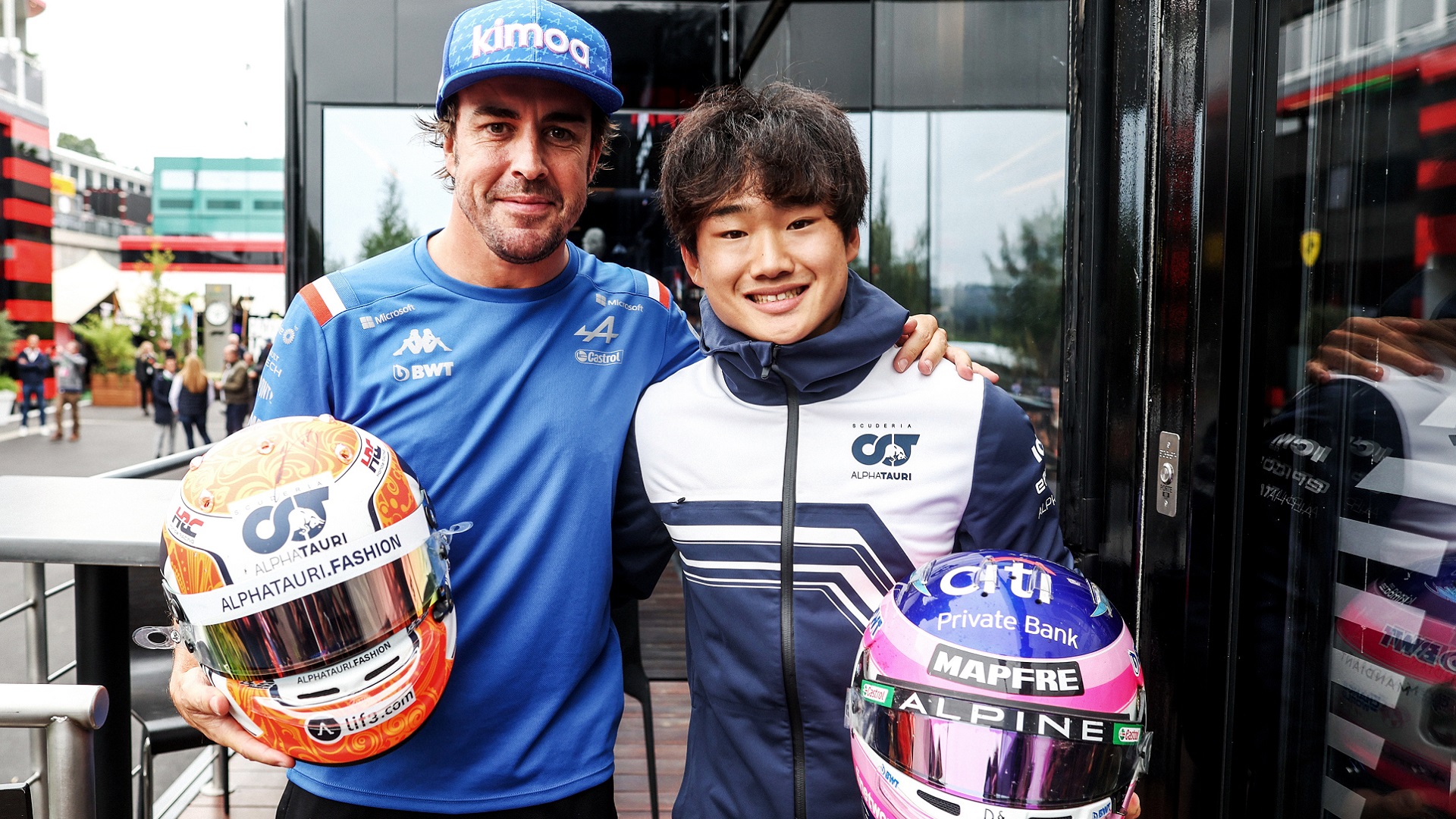 2022-08-27 Alonso Tsunoda Yuki Alphatauri F1 Formula 1