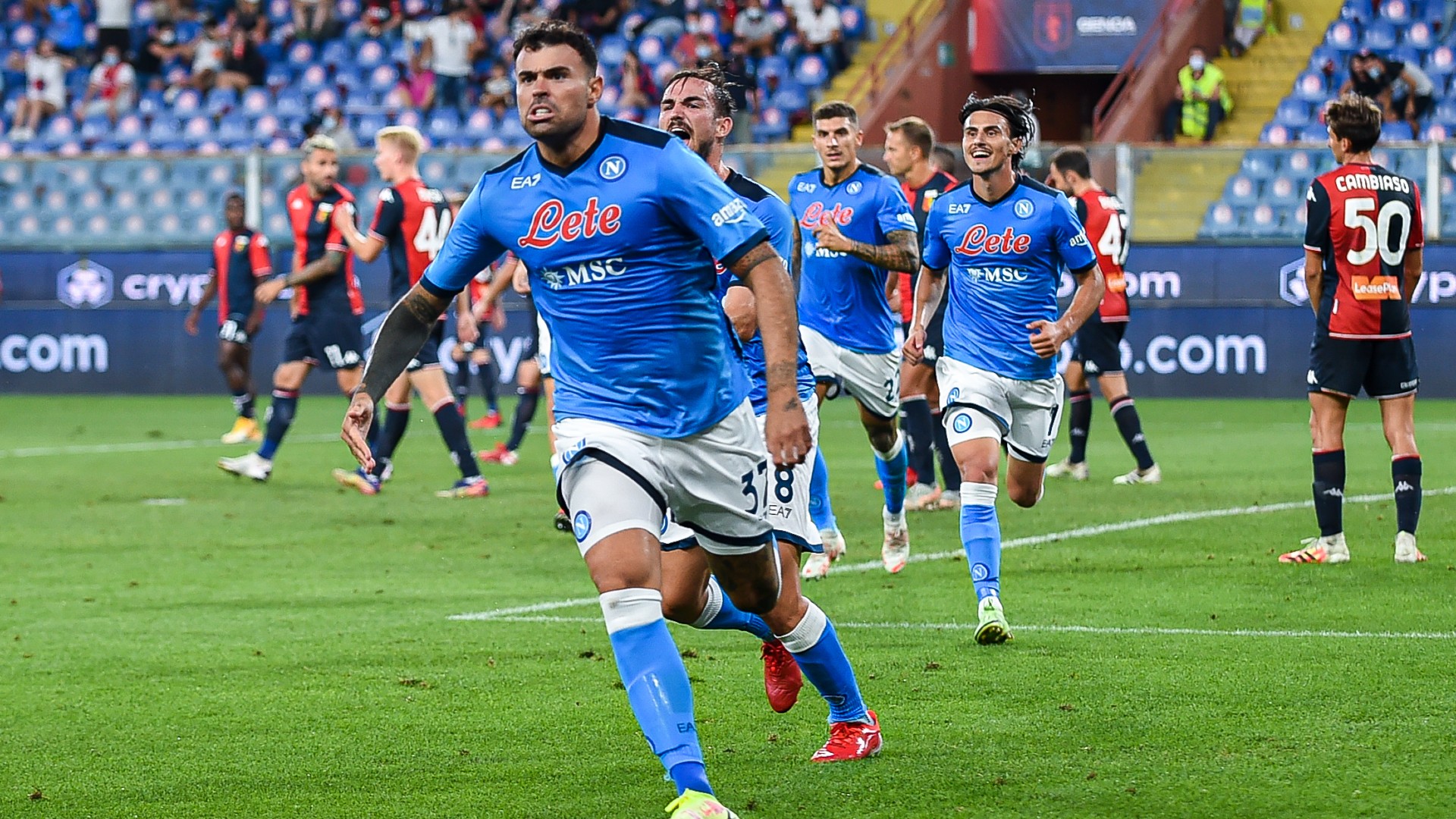 Petagna, Genoa-Napoli