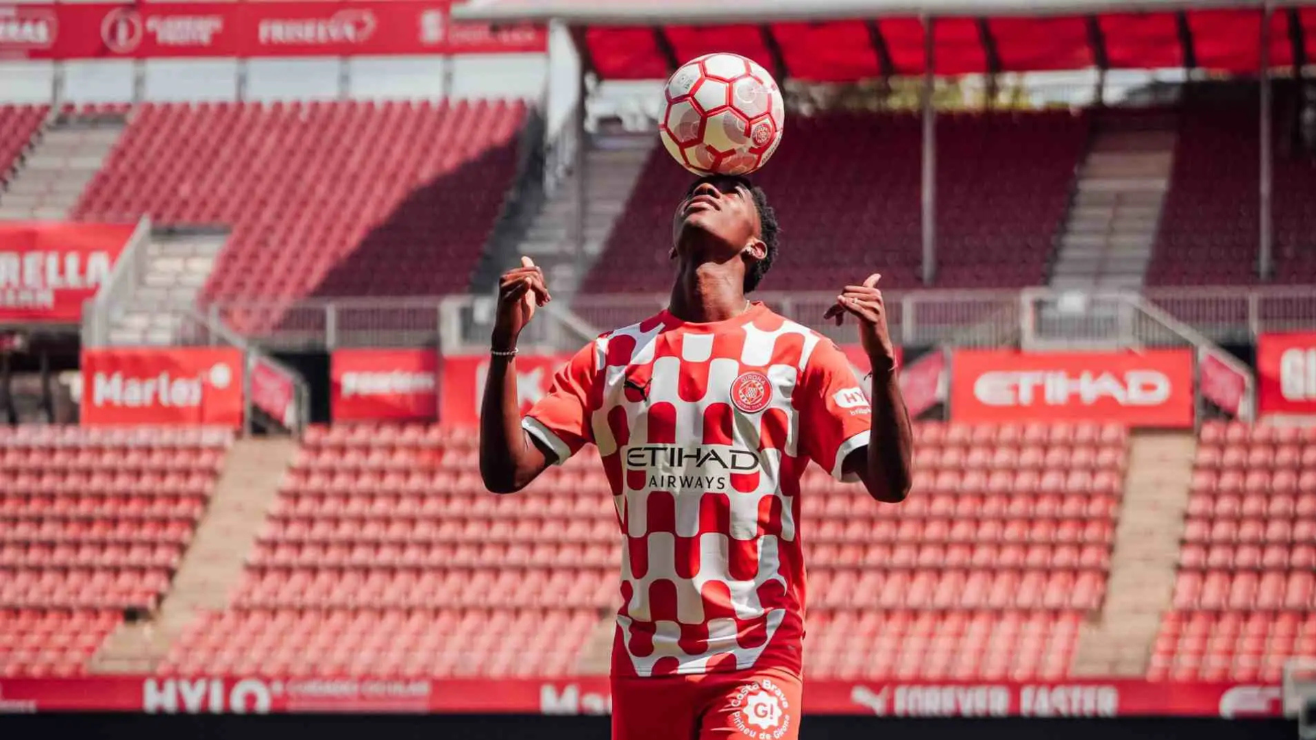 Yaser Asprilla, presentación Girona, 2024
