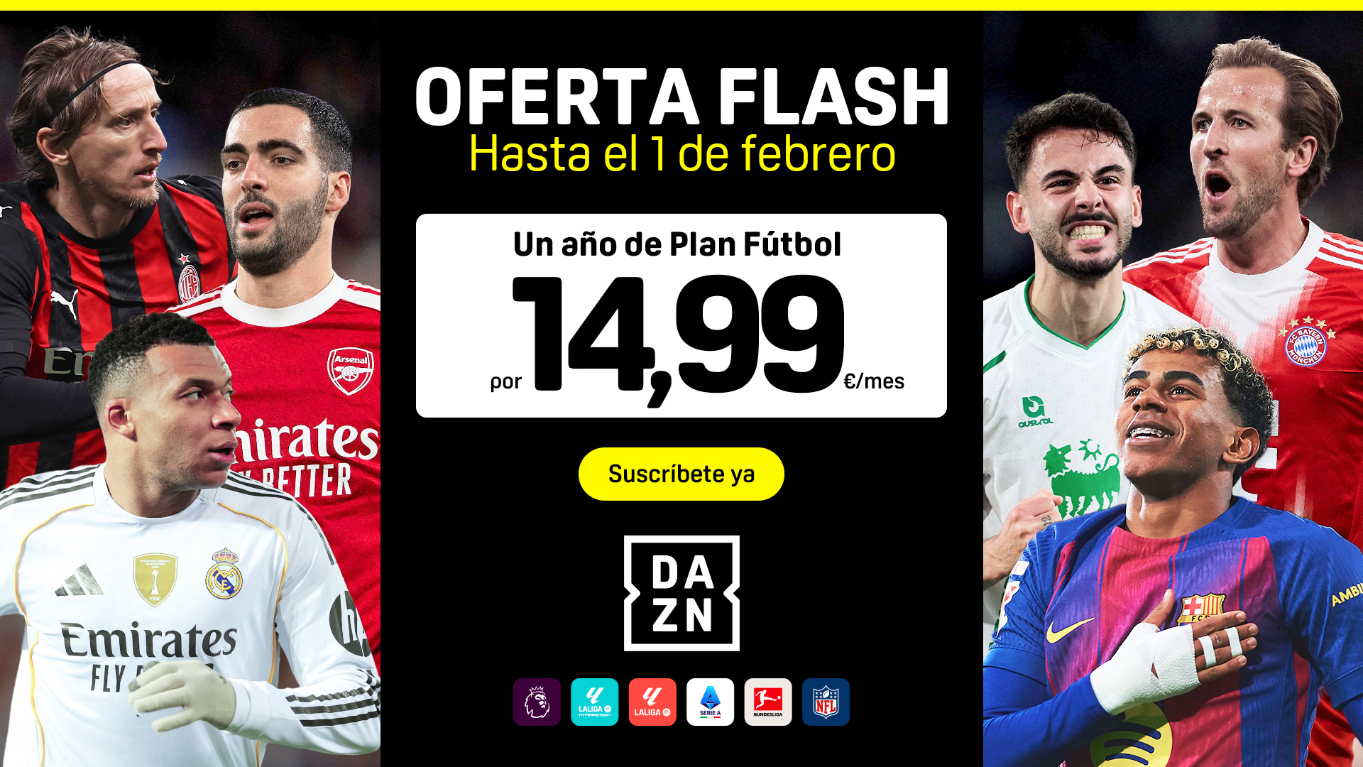 Plan Fútbol Flash Offer Enero 2026