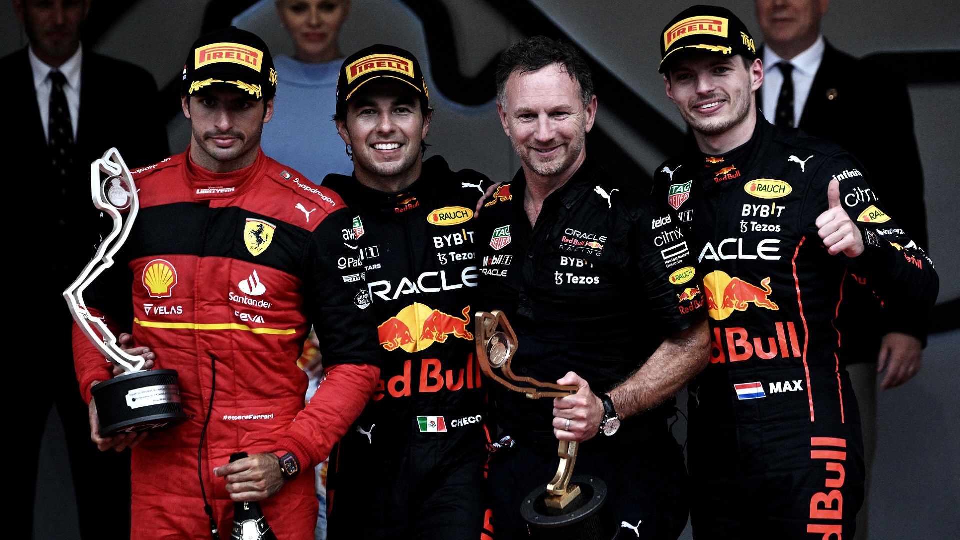 2022-06-04 Perez Sainz Verstappen F1 Formula 1