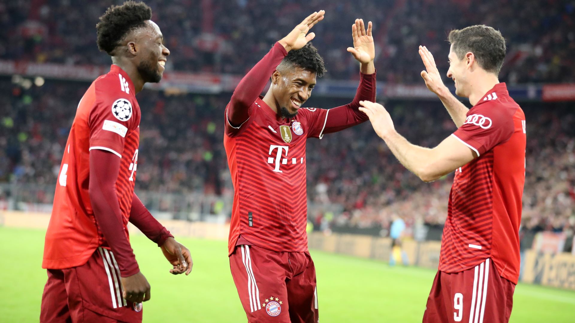 FC Bayern München Davies Coman Lewandowski Champions League 02112021