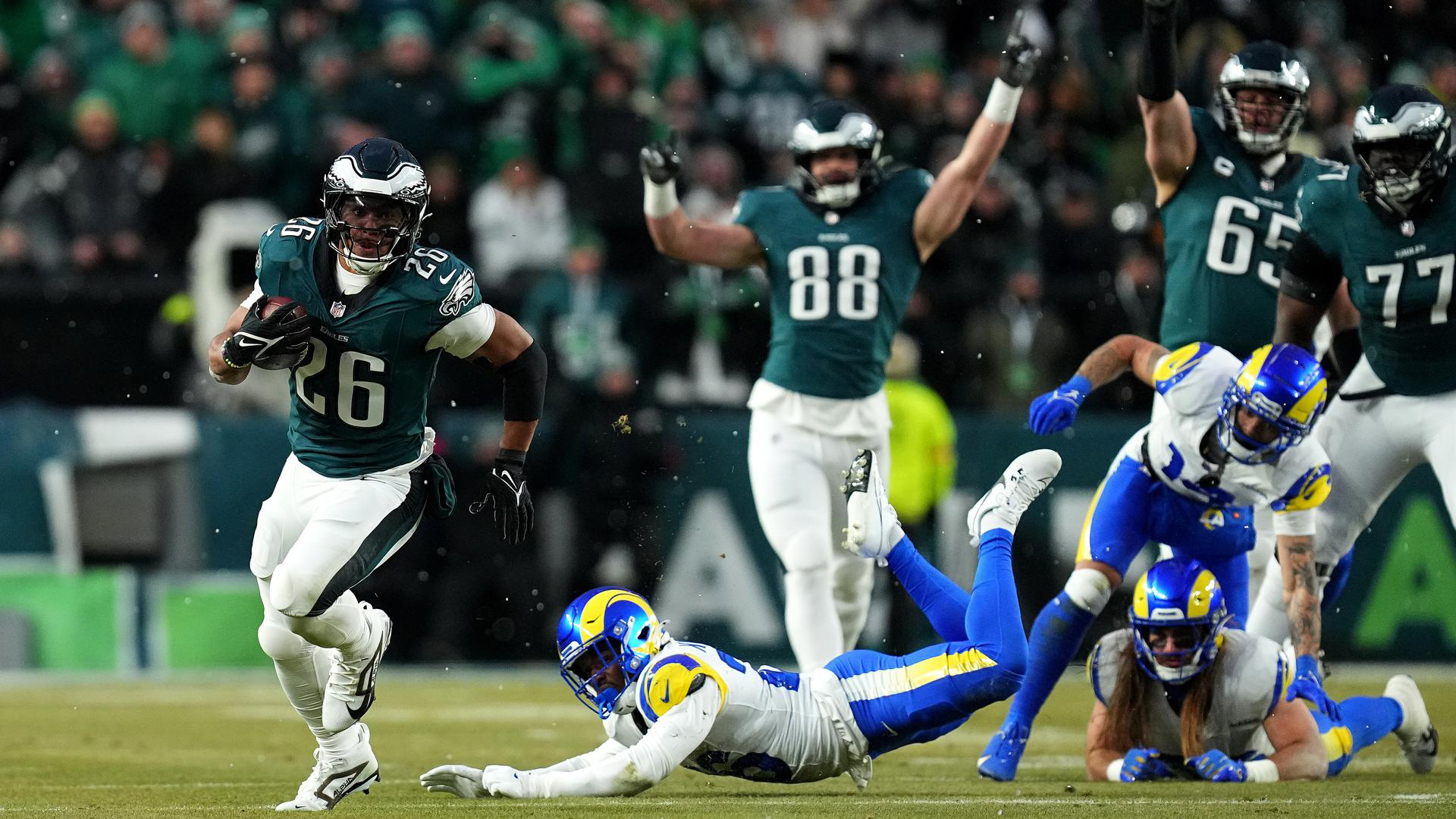 Saquon Barkley, Philadelphia Eagles vs. L.A. Rams