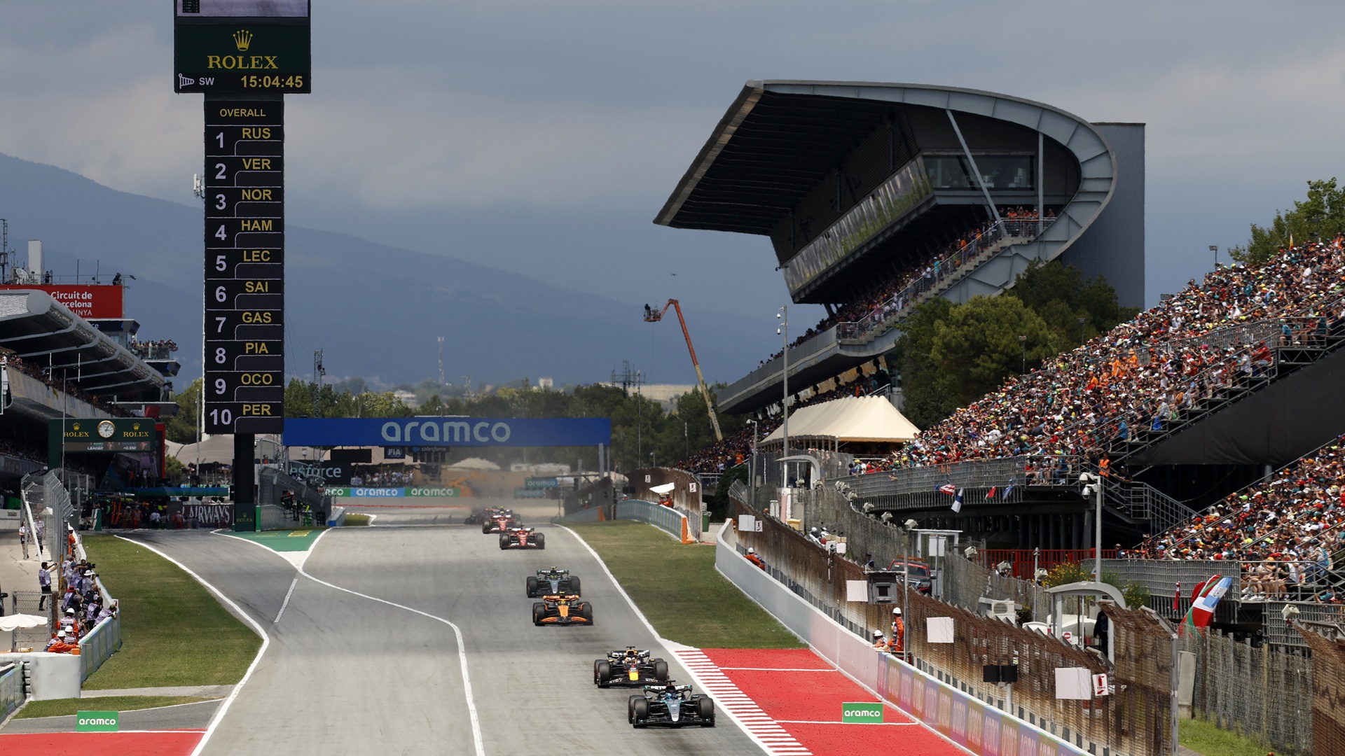 2024-06-24 Russell Verstappen Norris Spain Circuit F1 Formula 1