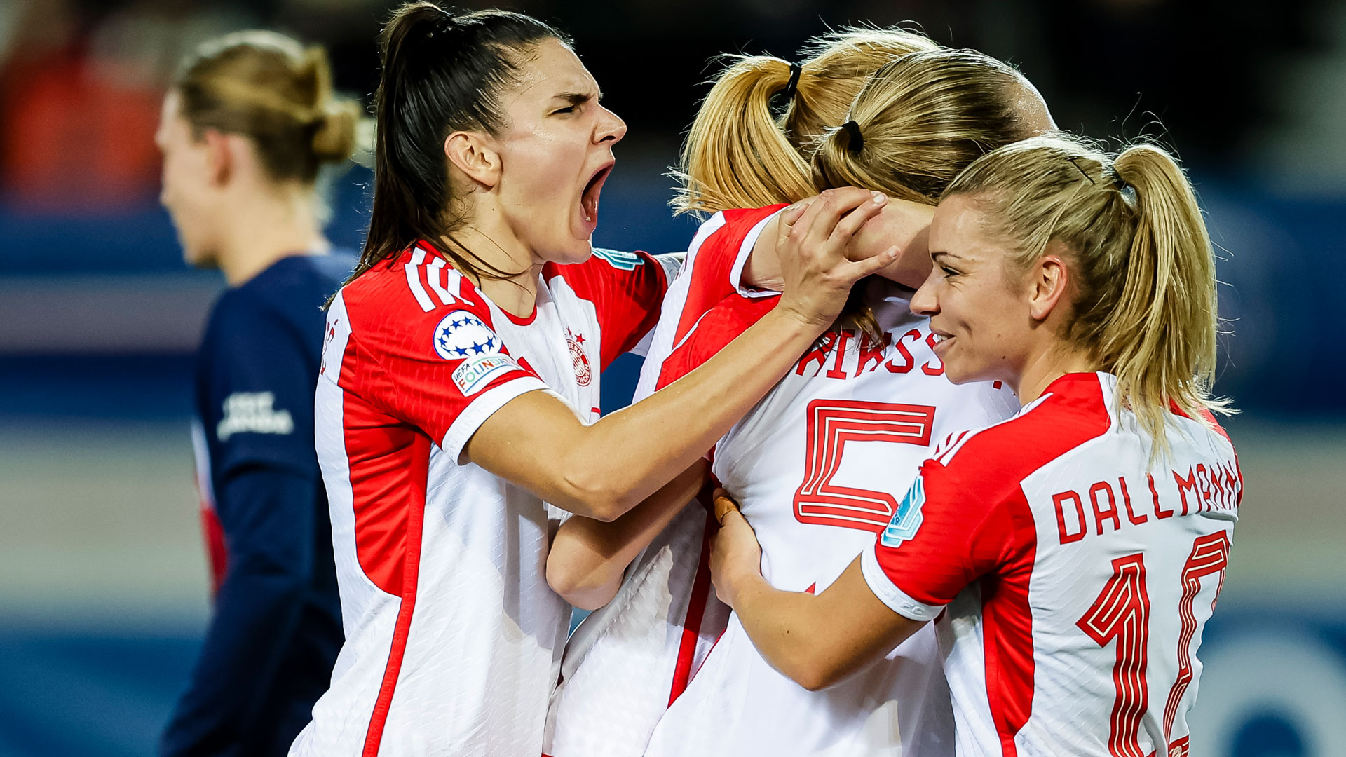 Jovana Damnjanović Magdalena Eriksson Linda Dallmann FC Bayern München FCB Frauen UWCL Womens Champions League 23112023