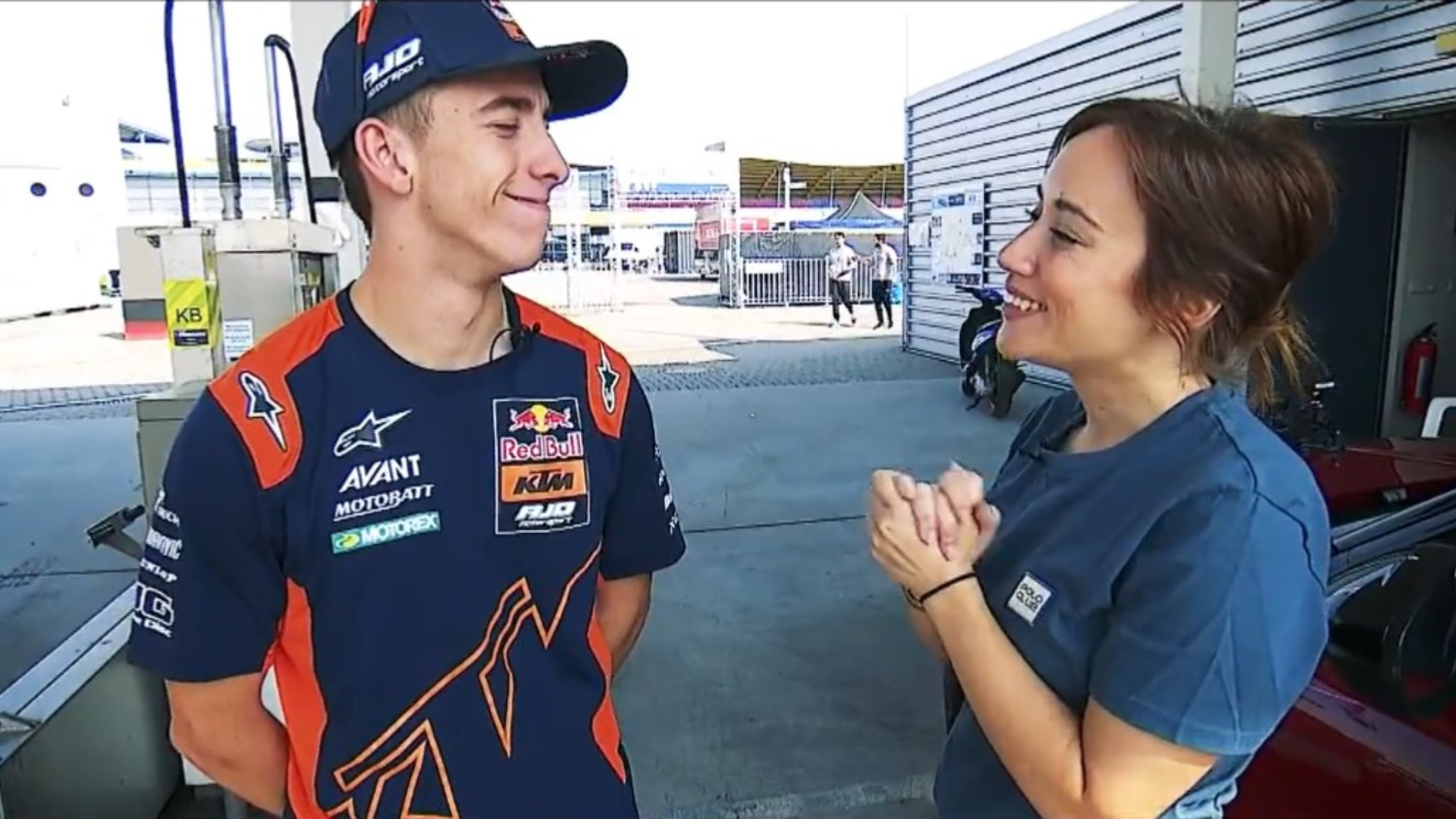 Pedro Acosta, Natacha Alfageme, Carpool, MotoGP