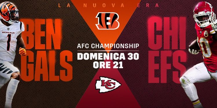 Cincinnati Bengals @ Kansas City Chiefs, AFC Chmpionship, NFL, DAZN Italia