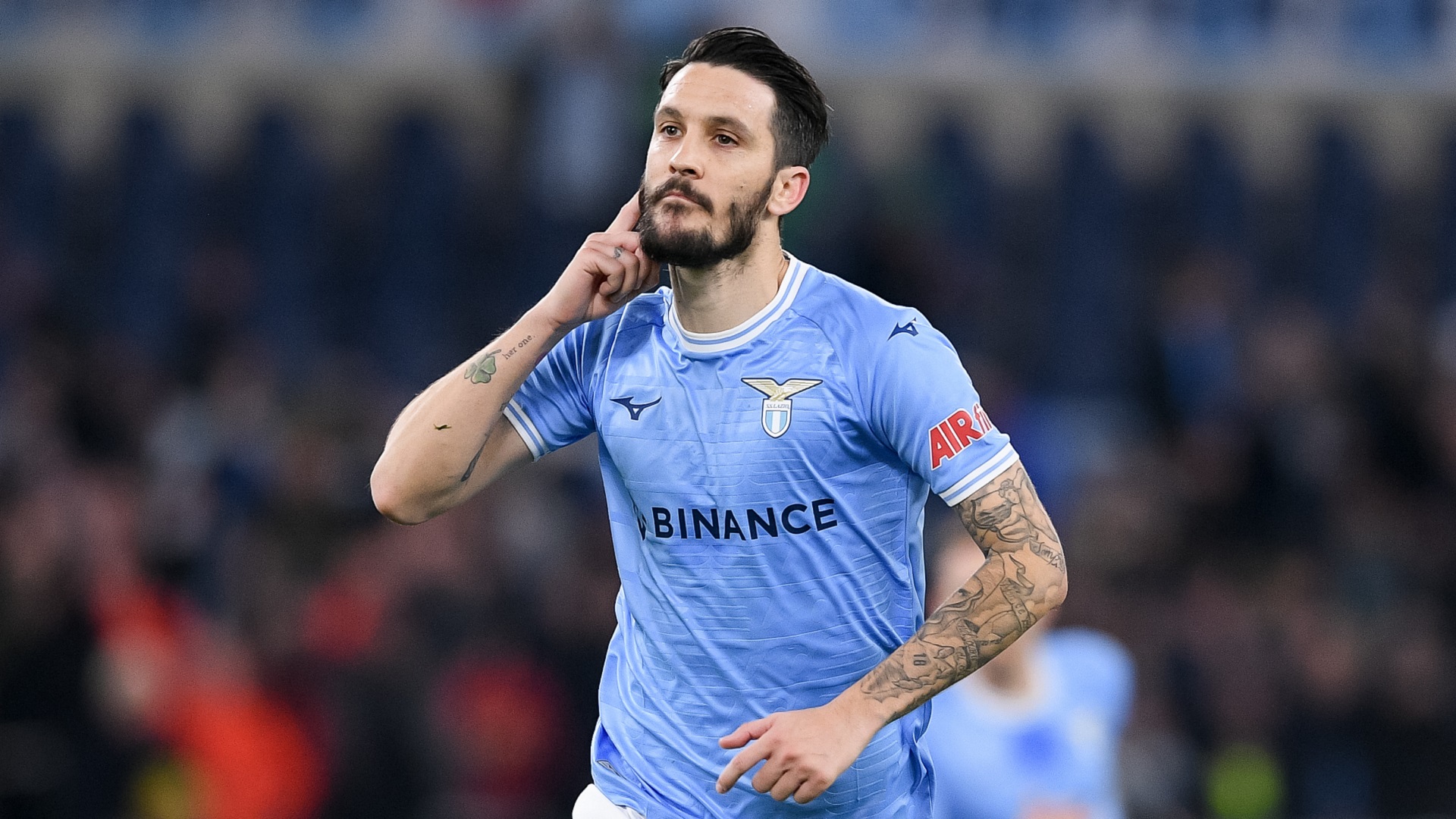 Luis Alberto segna in Lazio-Sampdoria