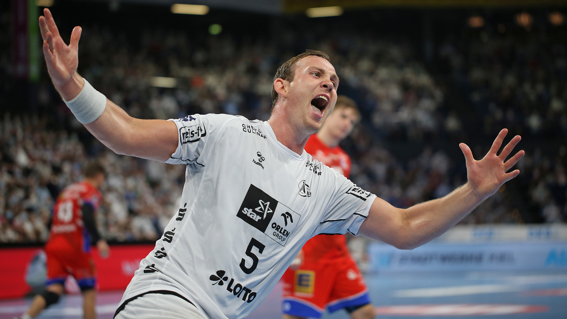 ONLY GER Handball Bundesliga THW Kiel vs HBW Balingen-Weilstetten Sander Sagosen 08092021