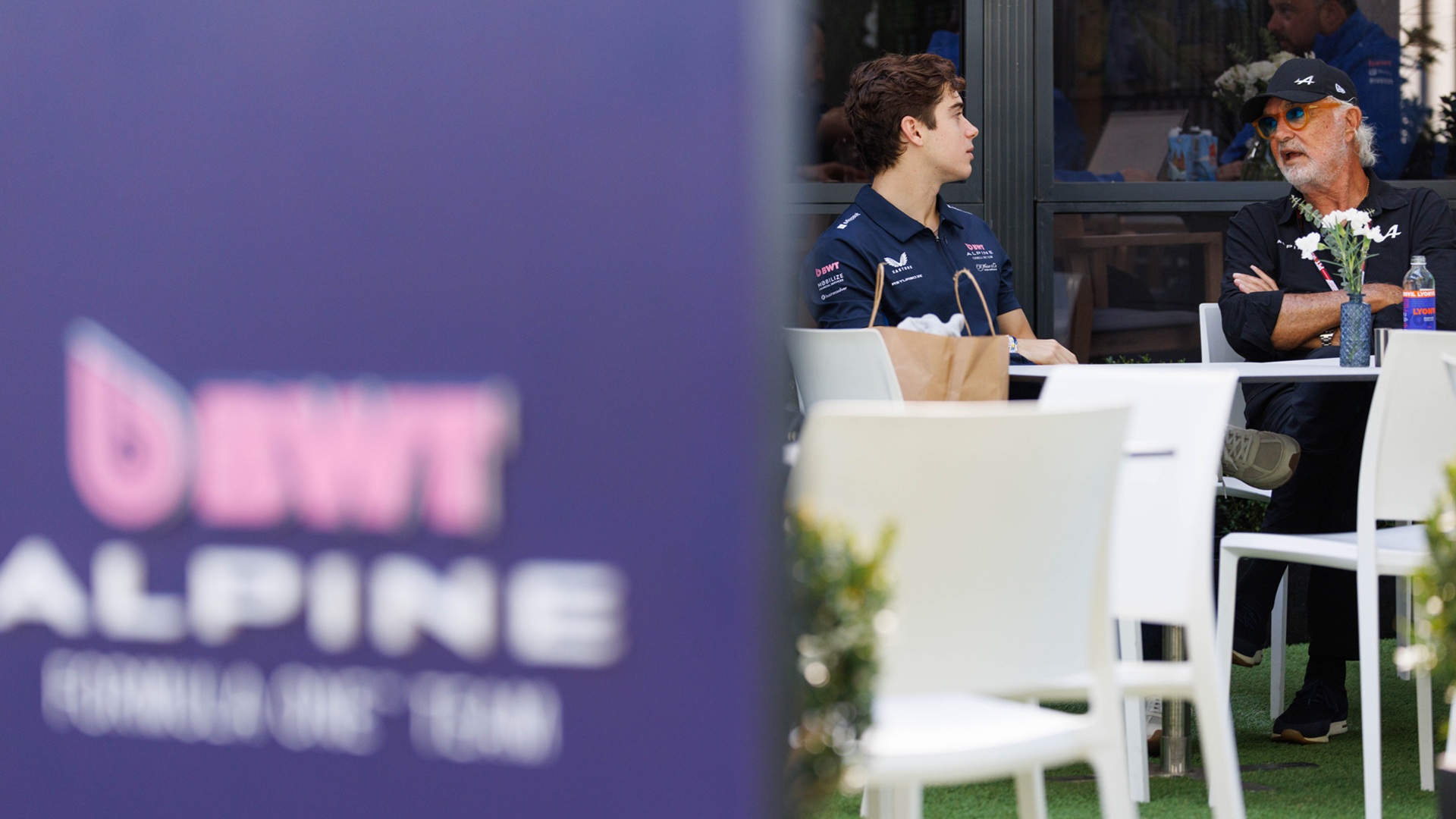 2025-03-14 Colapinto Franco Flavio Briatore Alpine F1 Formula 1