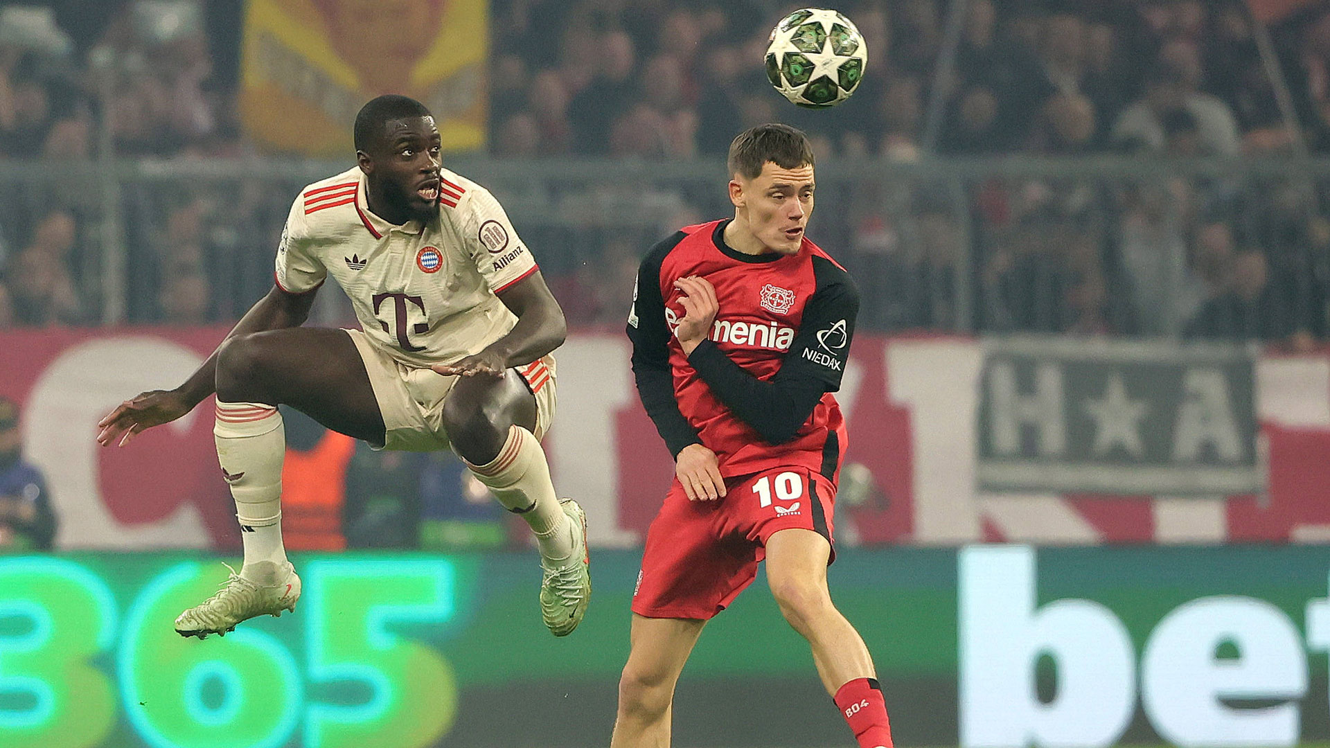 Dayot Upamecano Florian Wirtz FC Bayern München Bayer Leverkusen UEFA Champions League Achtelfinale 05032024
