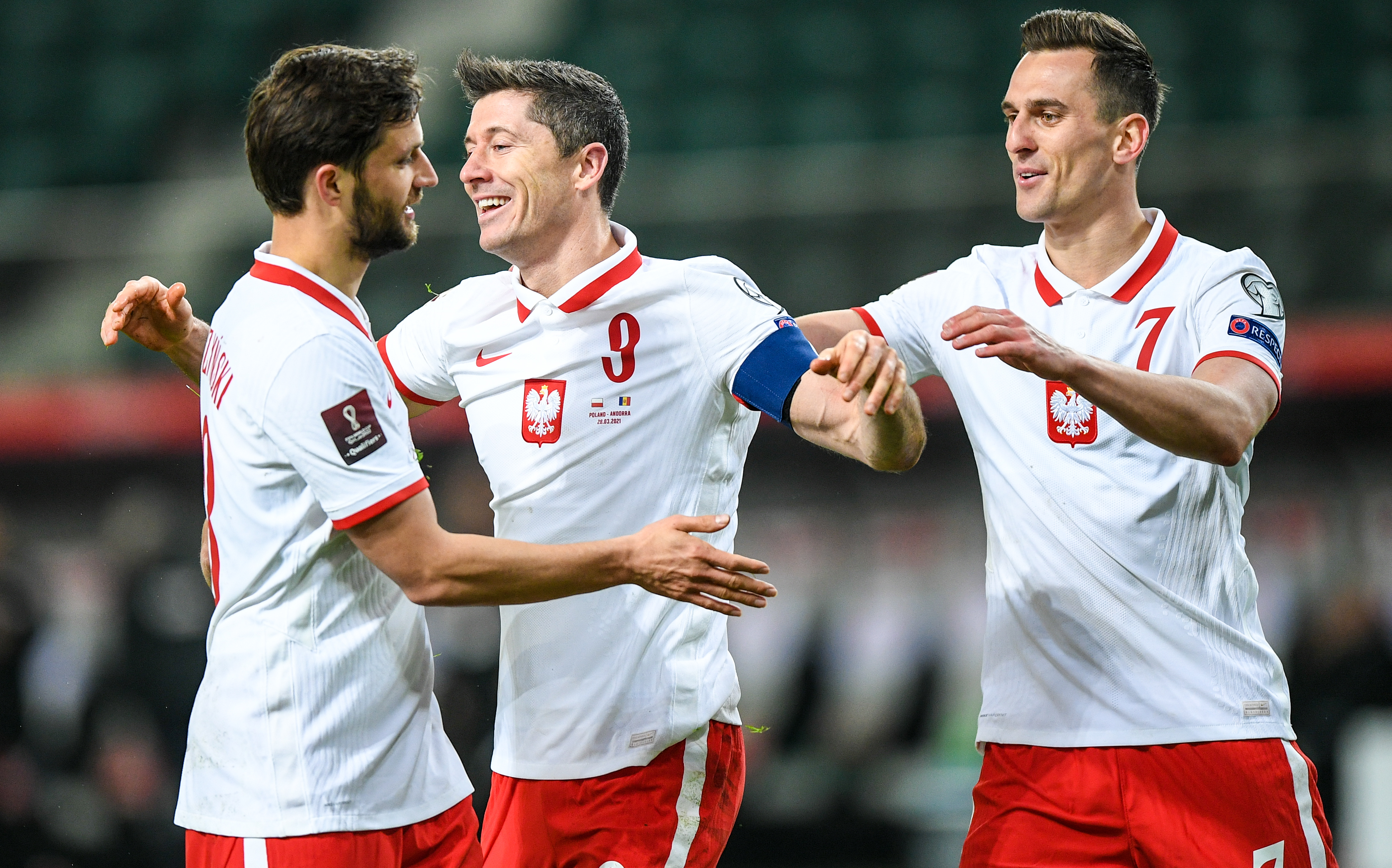 Polen Robert Lewandowski Arkadius Milik28032021