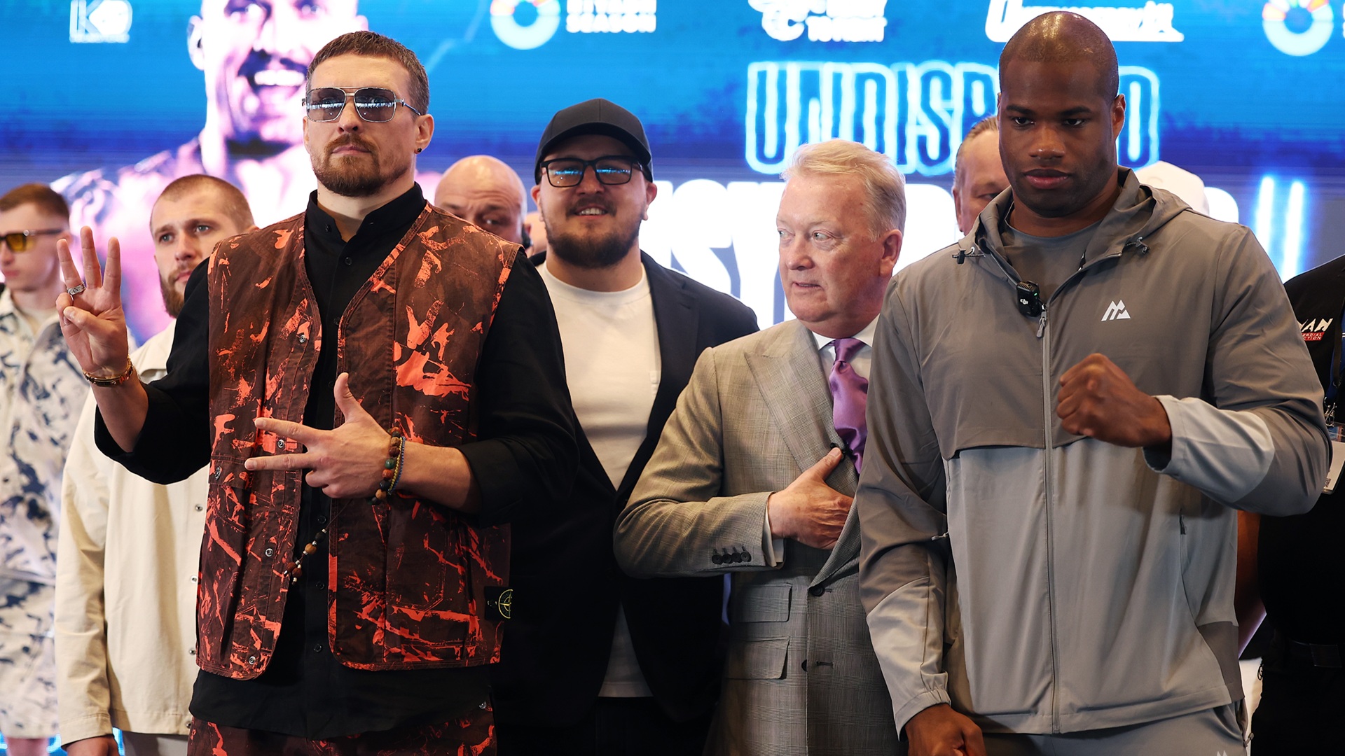 Oleksandr Usyk e Daniel Dubois