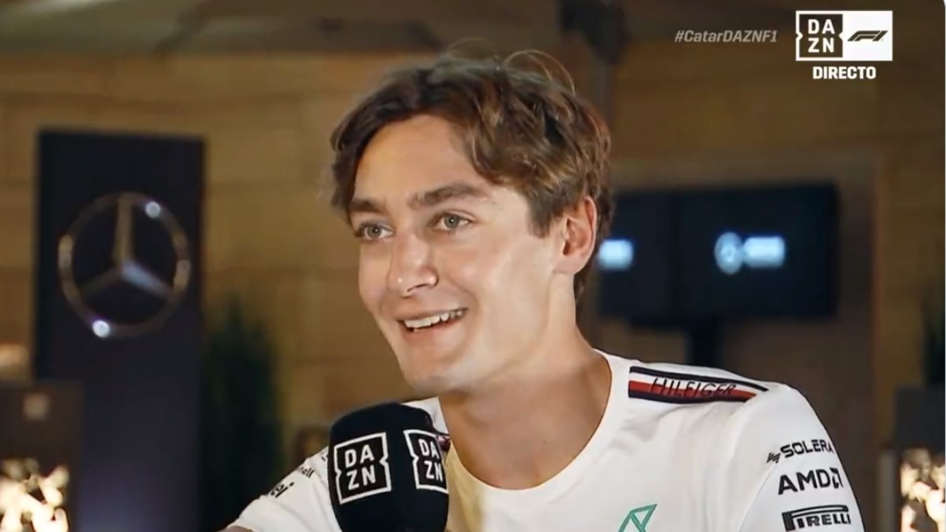 George Russell, Fórmula 1, F1, Mercedes, GP Qatar, DAZN