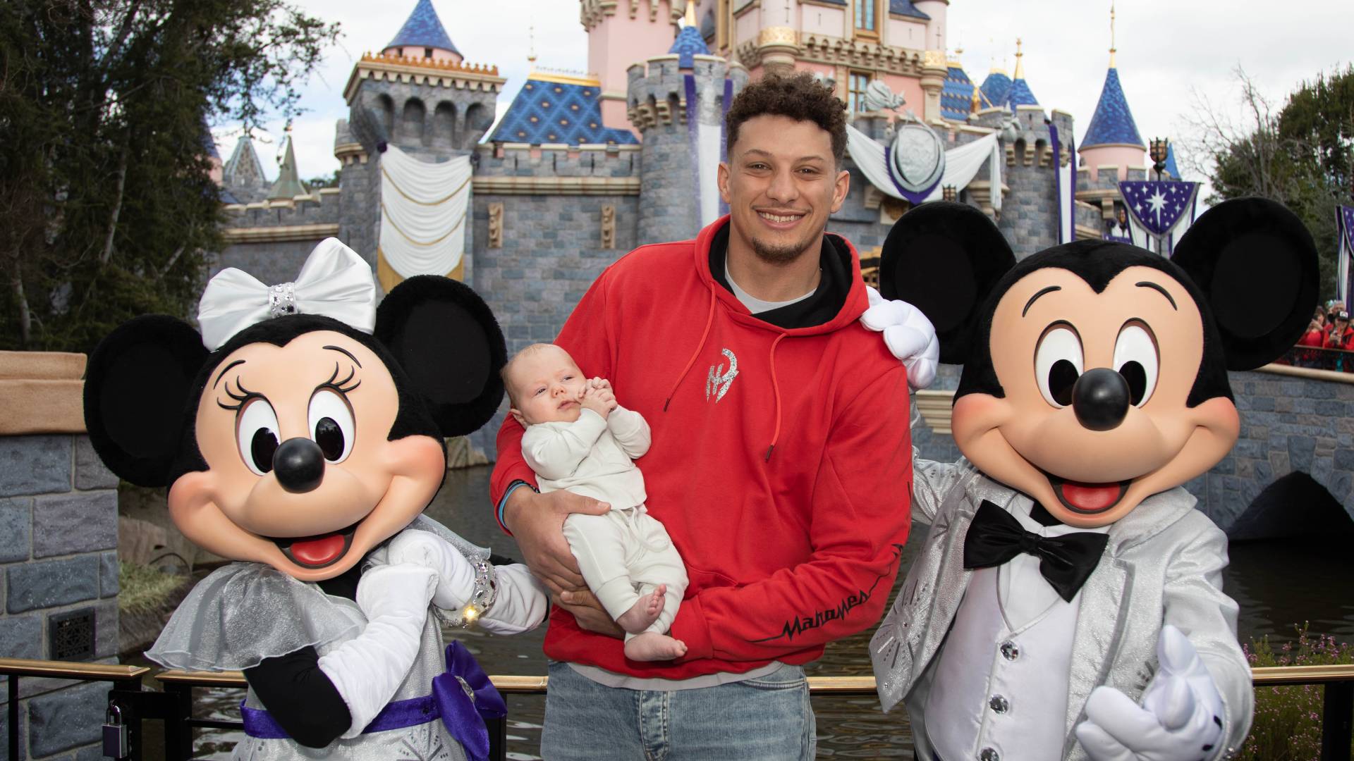 Patrick Mahomes at Disneyland