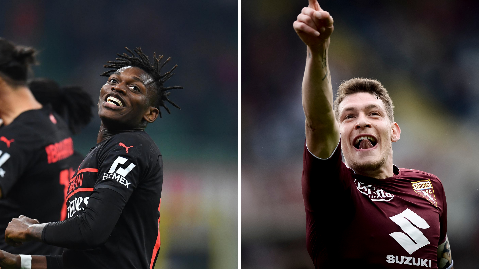 Rafael Leao vs. Belotti, Milan-Torino