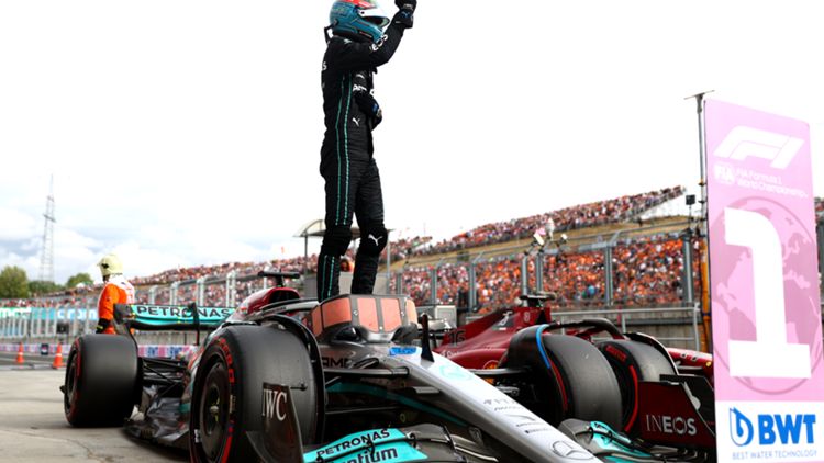 George Russell, GP Hungría, Clasificación, Mercedes AMG F1, 30 julio 2022, Formula 1