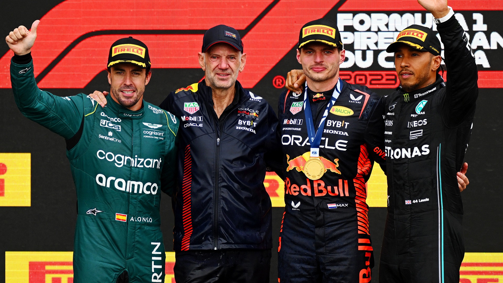 2023-06-18 Verstappen Alonso Hamilton F1 Formula 1