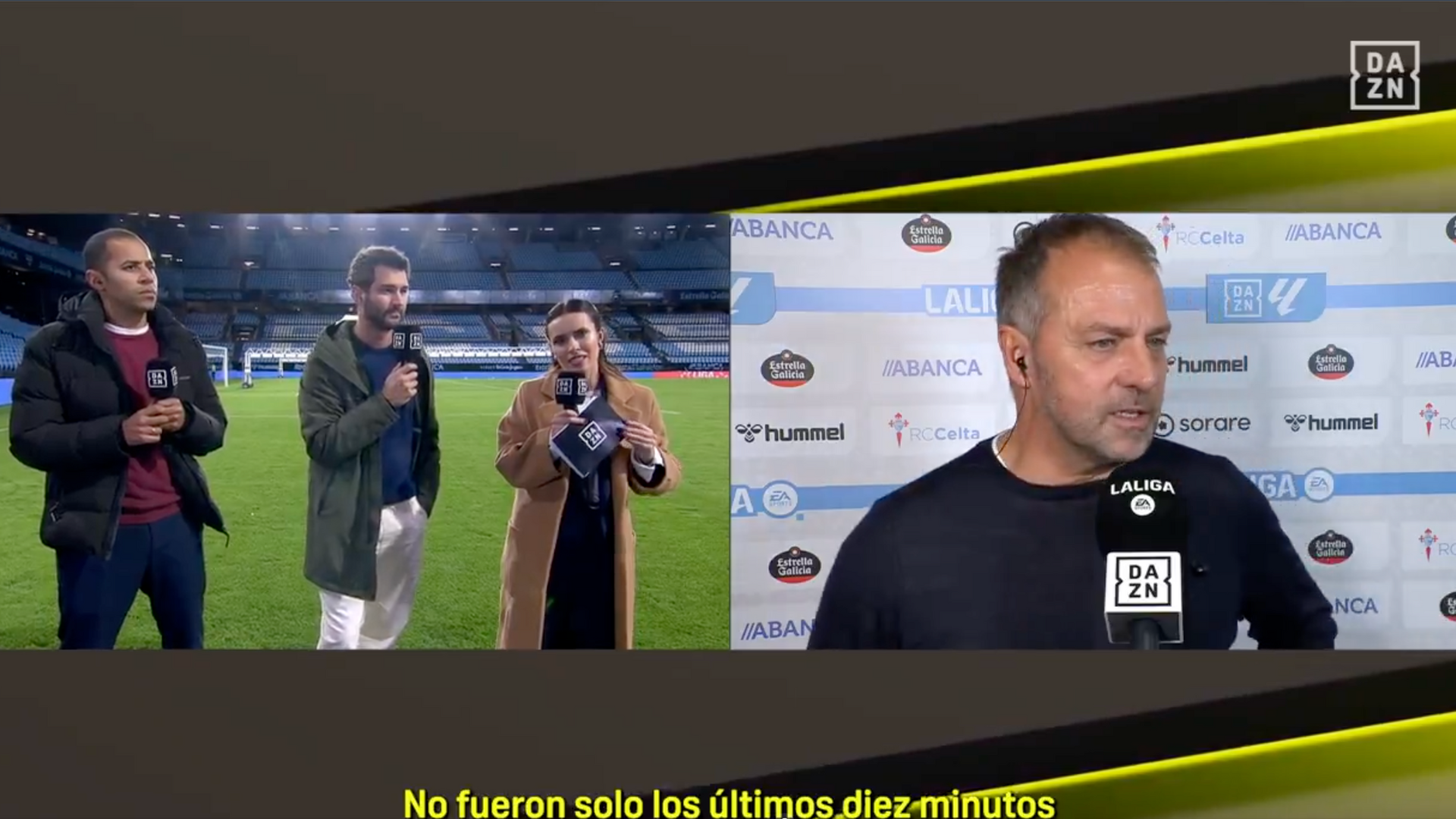 Hansi Flick vs Celta, LaLiga