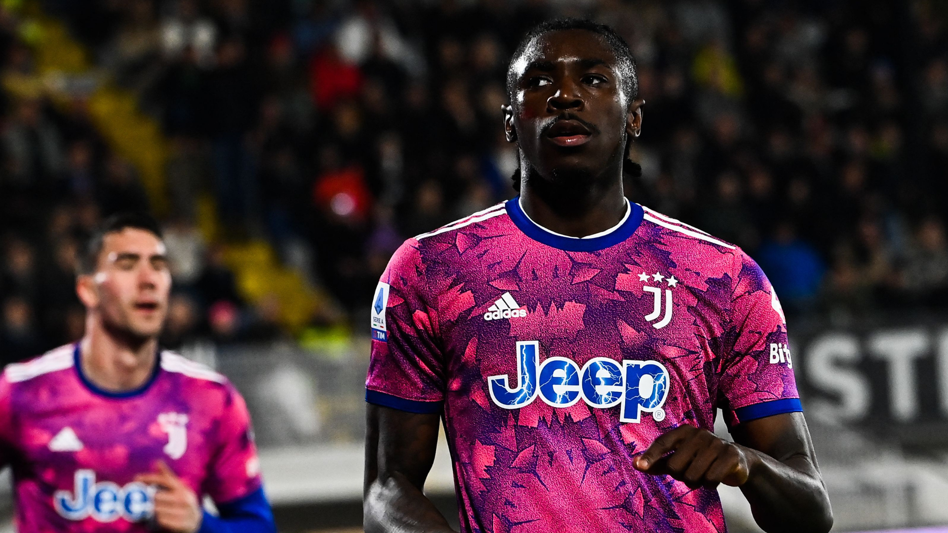 Kean in Spezia-Juventus 2022/23 Serie A TIM