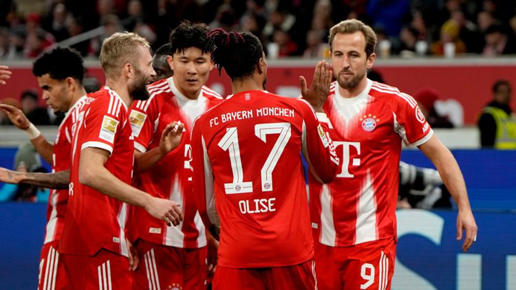 Harry Kane Michael Olise Luis Diaz Konrad Laimer FC Bayern München Bundesliga 06122025
