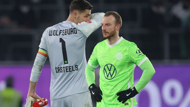 Koen Casteels Maximilian Arnold VfL Wolfsburg Bundesliga VfB Stuttgart 11122021