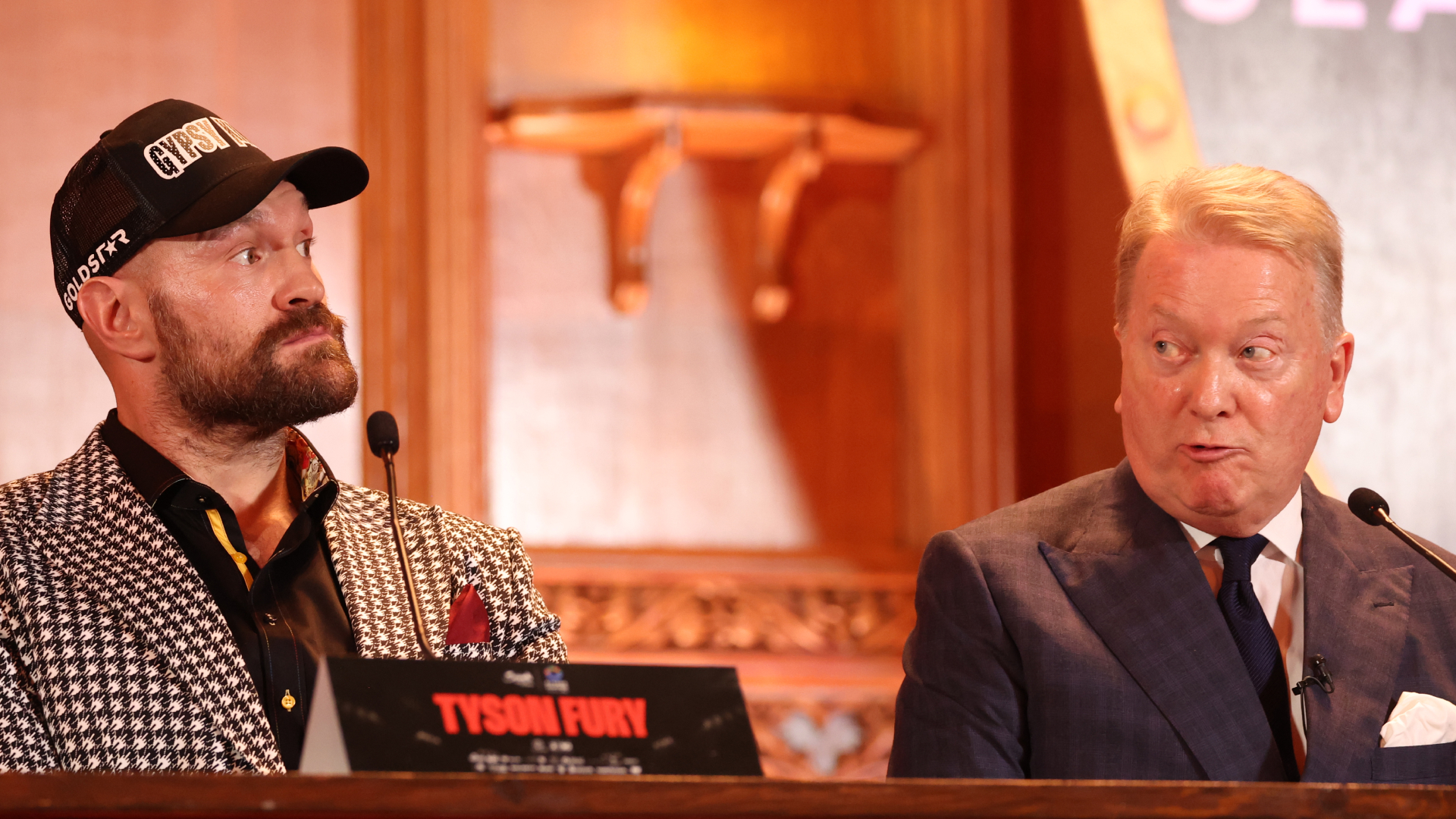 Tyson Fury with Frank Warren