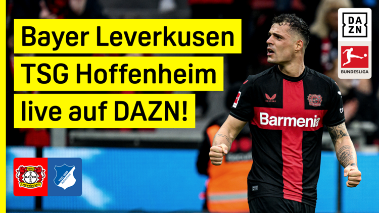 Bayer Leverkusen TSG Hoffenheim Bundesliga DAZN Header