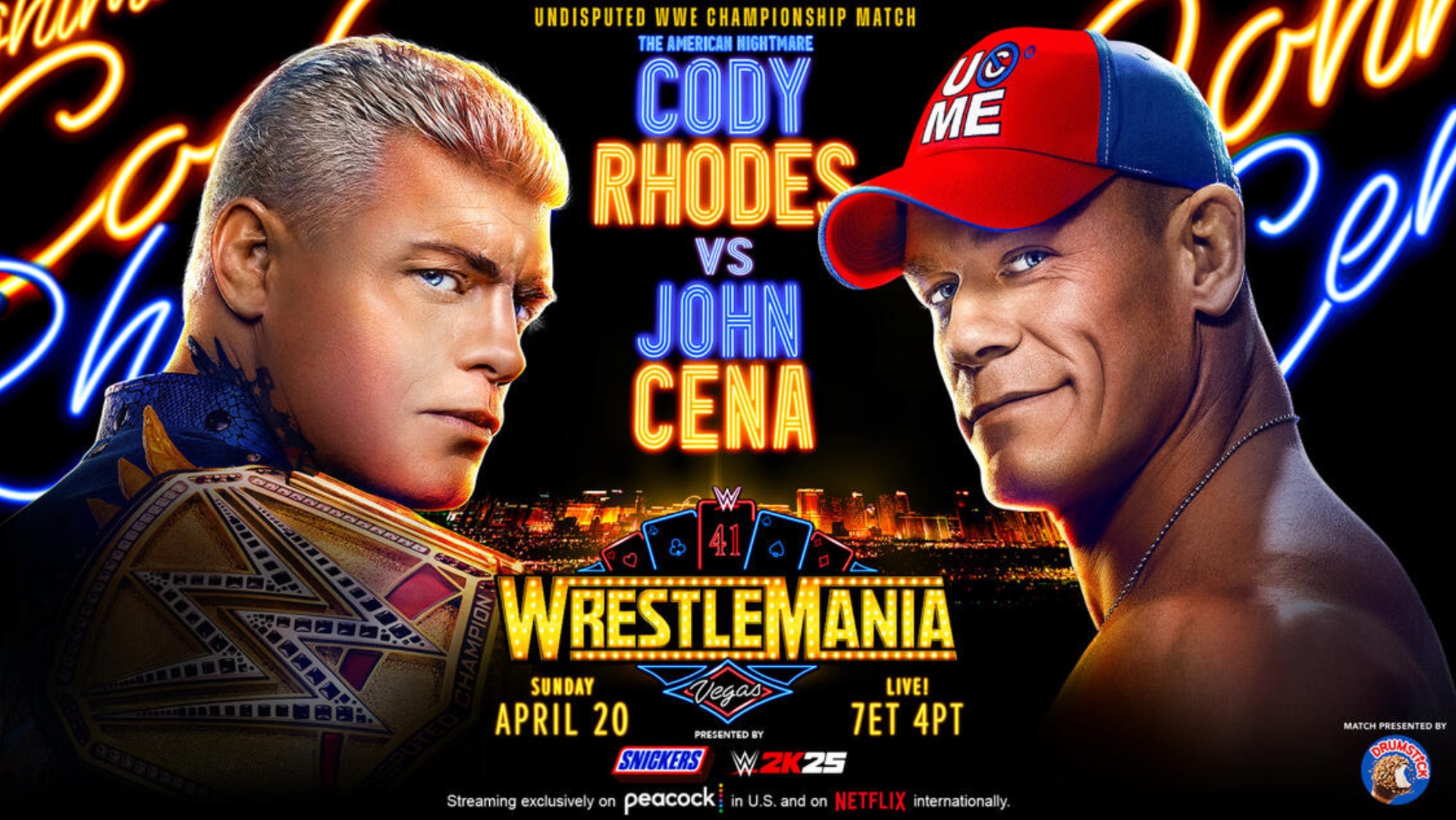 Rhodes Cena Wrestlemania