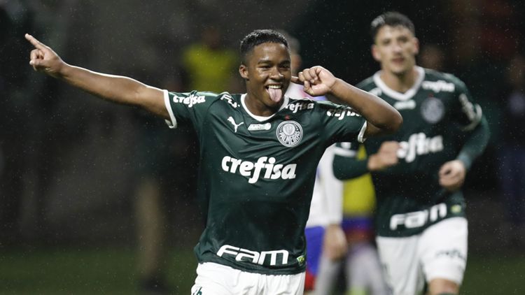 Endrick, Palmeiras, Brasil