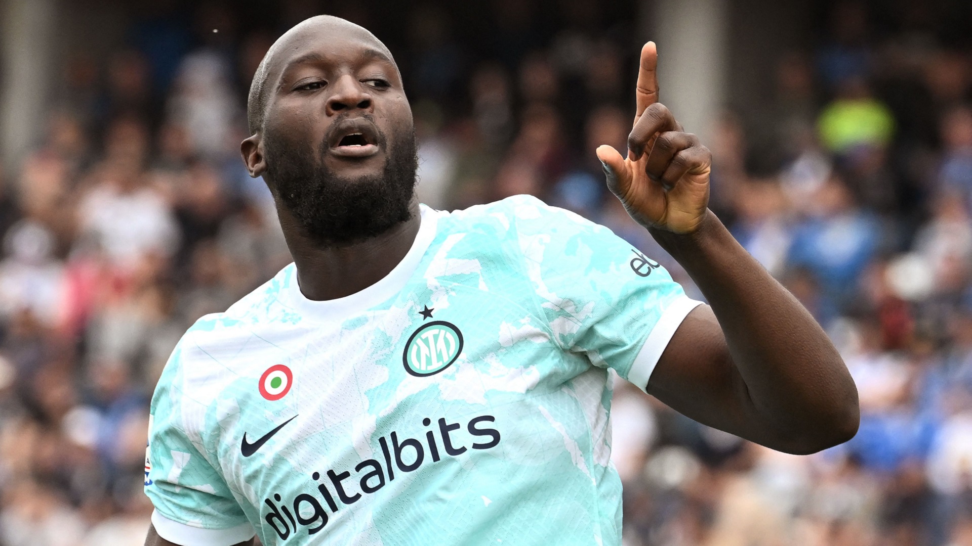 Lukaku esulta dopo Empoli-Inter