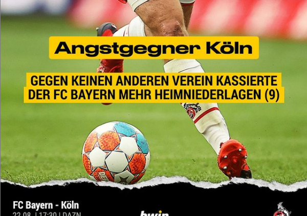 FC Bayern München 1. FC Köln bwin